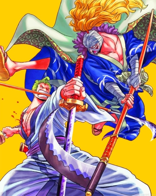 One Piece Killer Vs Zoro Paint By Numbers