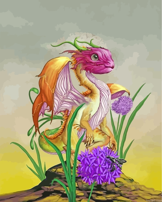 Onion Dragon Painting By Numberss.png