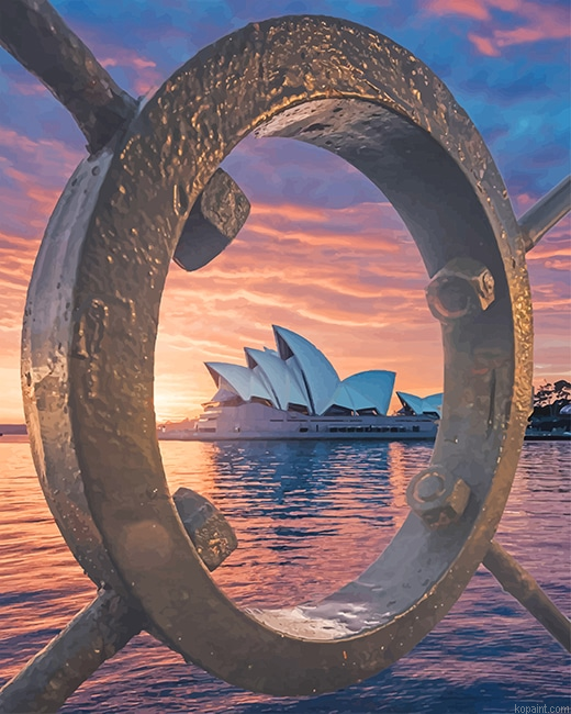 Opera House Sydney Australia New Painting By Numberss.png