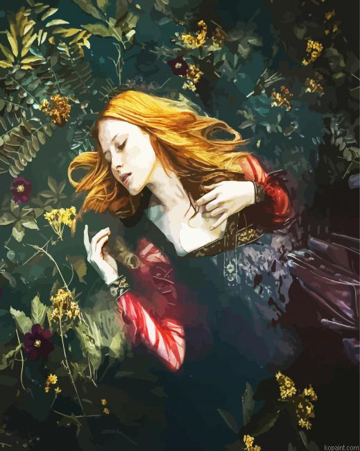 Ophelia In Water Painting By Numberss.png