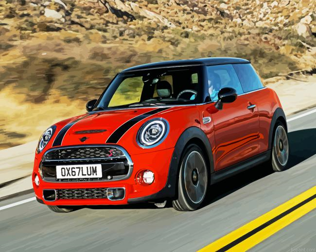 Orange Mini Cooper Paint By Numbers.png