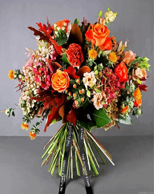 Orange Passion Bouquet Painting By Numberss.png