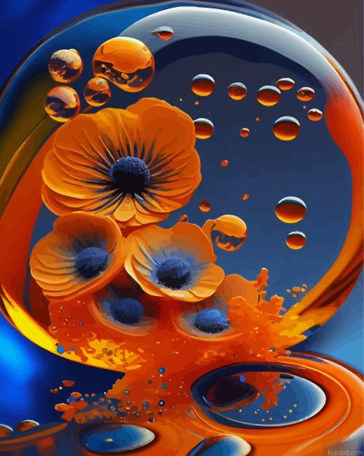 Orange Poppies Painting By Numberss.png