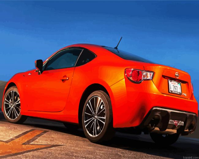 Orange Toyota Car Paint By Numbers.png