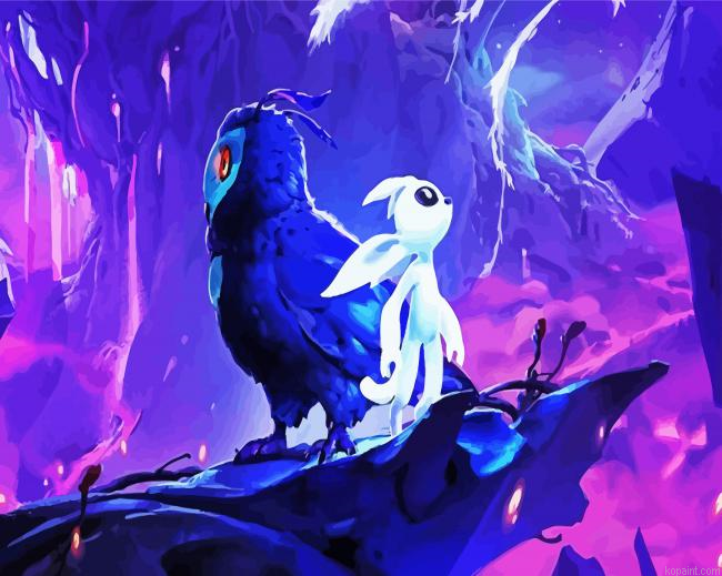 Ori And Kuro Painting By Numberss.png
