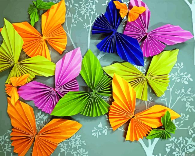 Origami Flowers Painting By Numberss.png