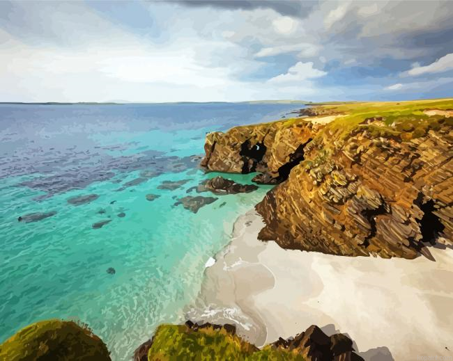 Orkney Seascape View Paint By Numbers