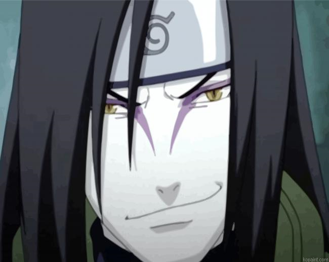 Orochimaru Naruto Painting By Numberss.png