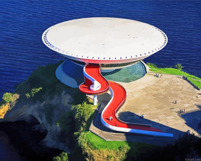 Oscar Niemeyer Architecture Painting By Numberss.png