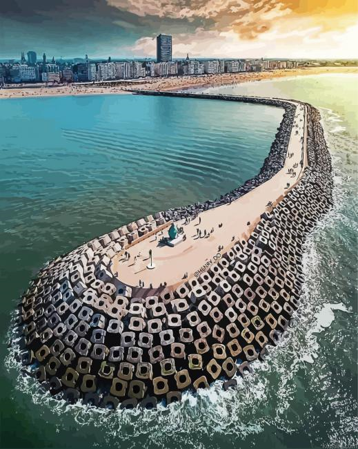 Ostend In Belgium Painting By Numberss.png