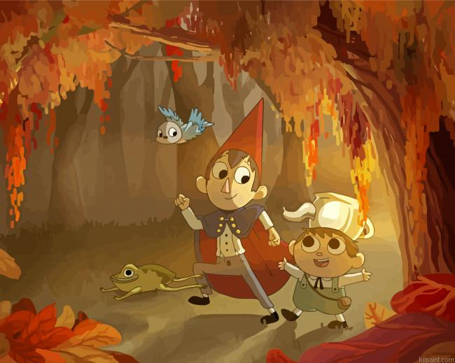Over The Garden Wall Cartoon Painting By Numberss.png