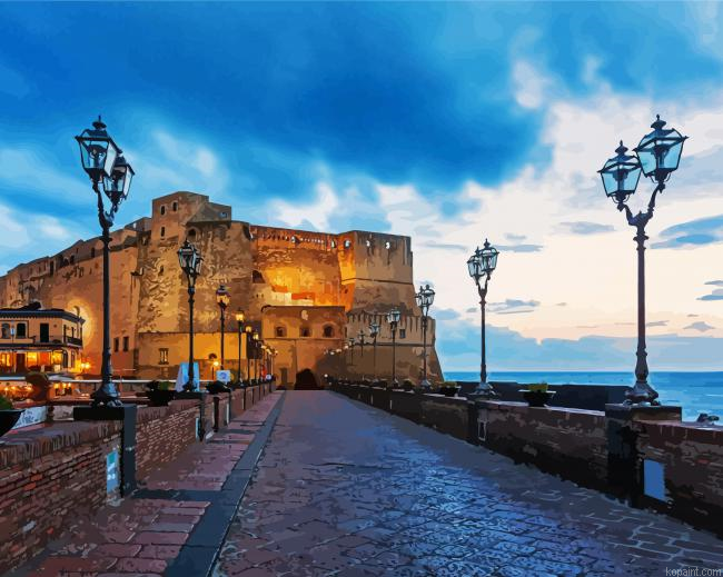 Ovo Castle Naples Painting By Numberss.png