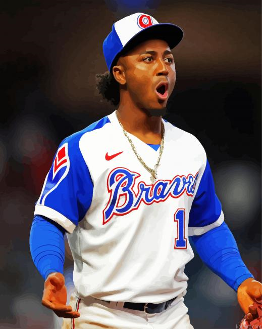 Ozzie Albies Atlanta Braves Paint By Numbers