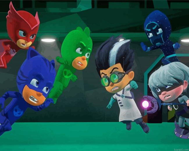 Pj Masks Characters Painting By Numberss.png