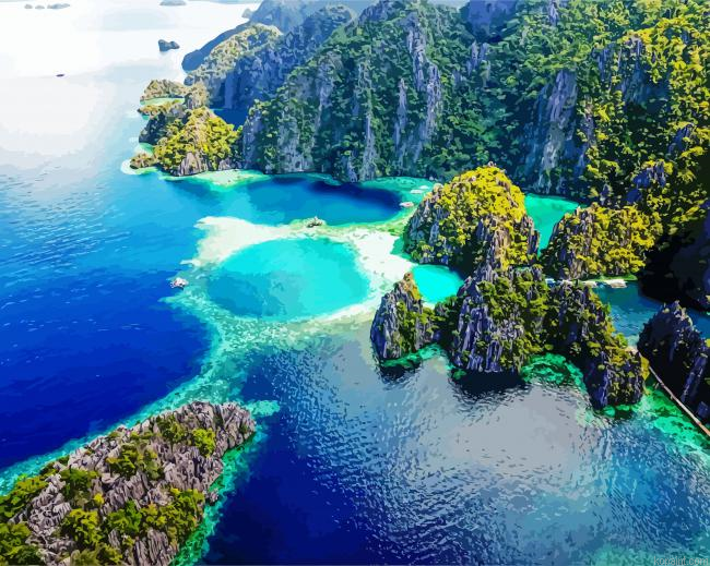 Palawan Island Seascape Painting By Numberss.png
