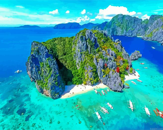 Palawan Philippines Painting By Numberss.png