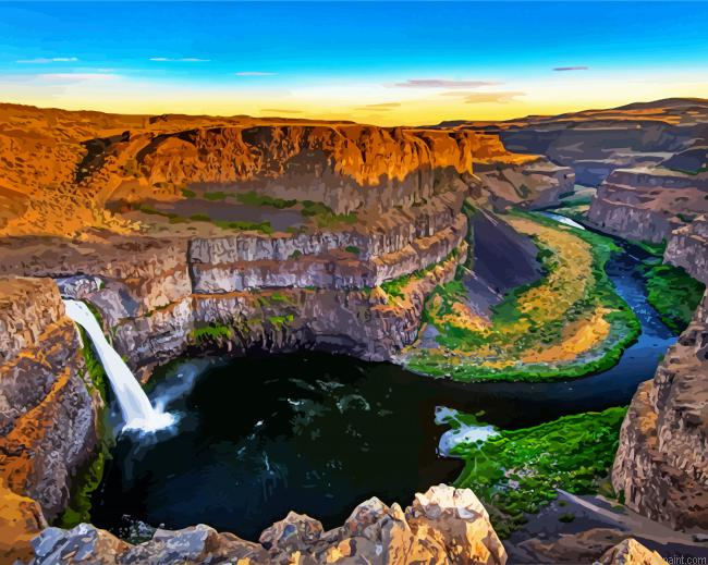 Palouse Falls Painting By Numberss.png