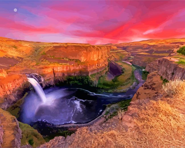 Palouse Falls State Park Painting By Numberss.png