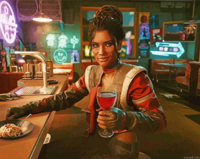 Panam In A Restaurant Painting By Numberss.png