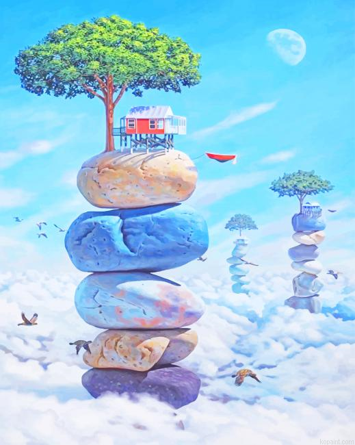 Paradise Fantasy New Painting By Numberss.png