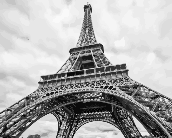 Paris Eiffel Tower Painting By Numberss.png