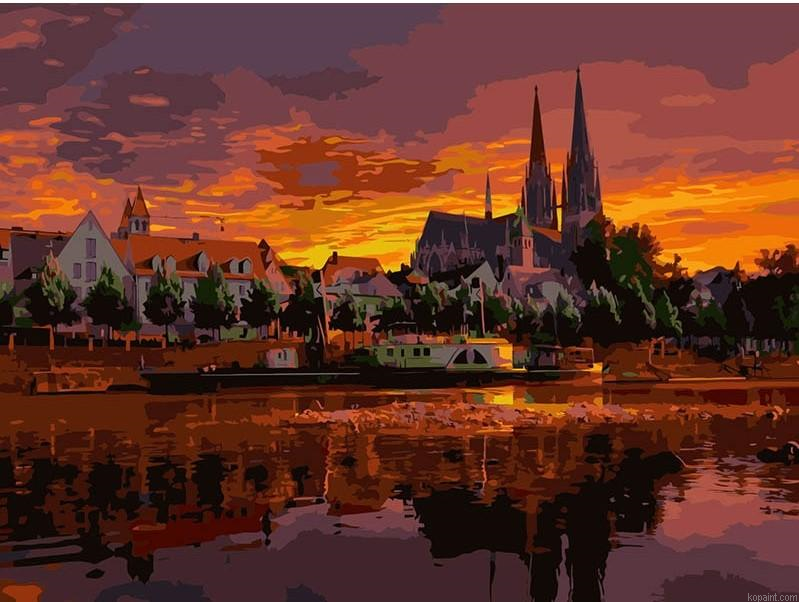 Paris Notre Dame River Painting By Numberss.png
