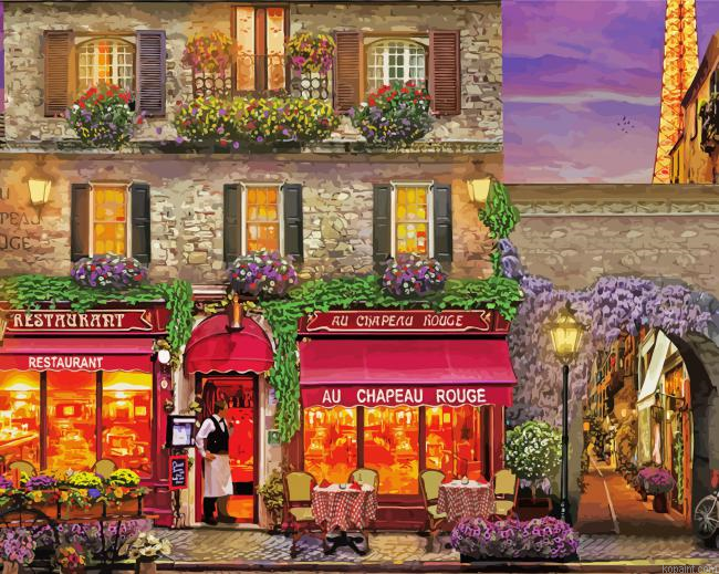Parisian Restaurant Painting By Numberss.png