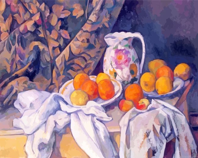 Paul Cezanne Still Life Painting By Numberss.png