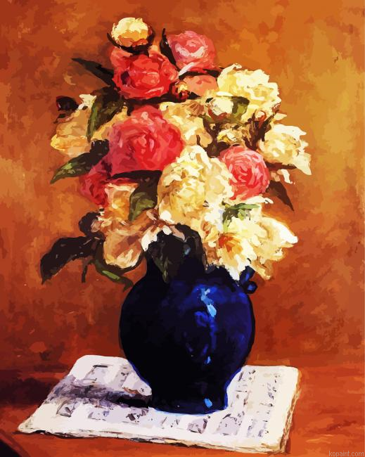 Paul Gauguin Vase Flowers Painting By Numberss.png