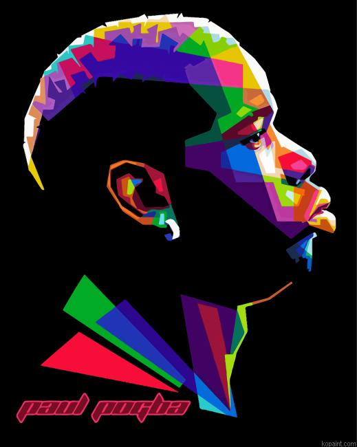 Paul Pogba Pop Art Painting By Numberss.png