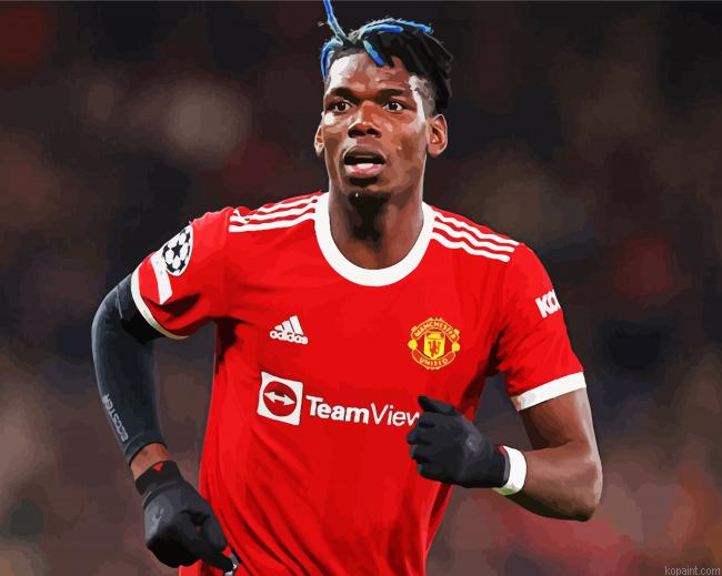 Paul Pogba Soccer Painting By Numberss.png