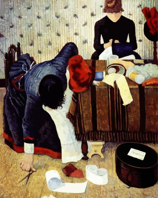 Paul Signac The Milliner Painting By Numberss.png