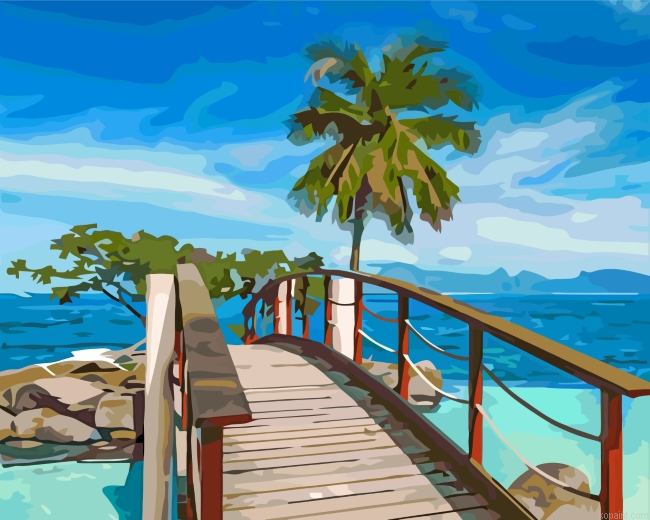 Peaceful Landscape Painting By Numberss.png