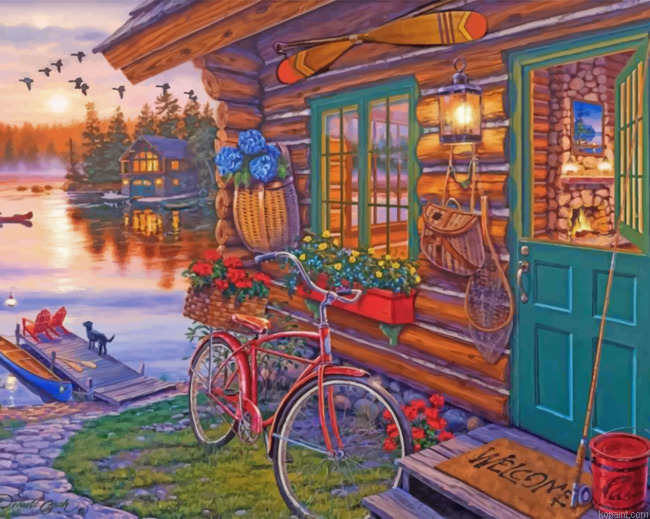 Peaceful Sunset Painting By Numberss.png