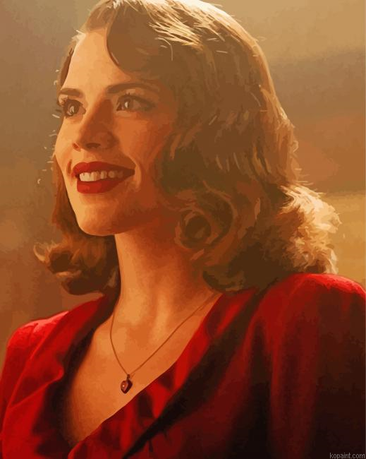 Peggy Carter Marvel Painting By Numberss.png