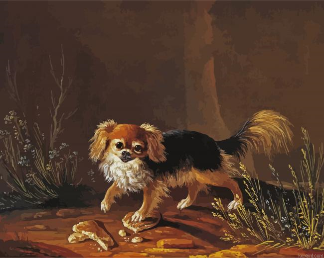 Pekingese Puppy Dog Painting By Numberss.png
