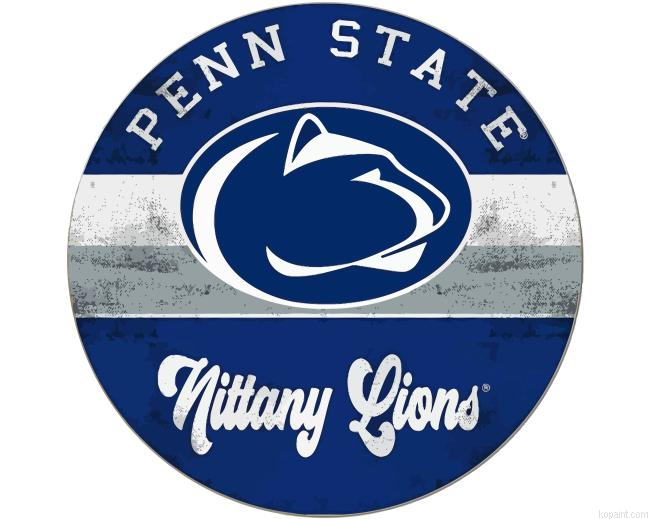 Penn State Nittany Lions Logo Painting By Numberss.png