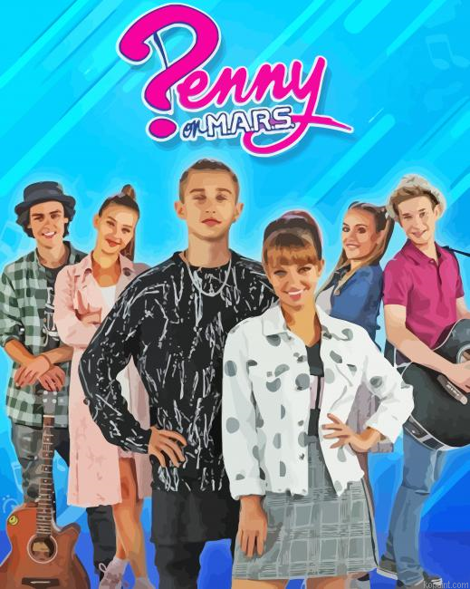 Penny On Mars Disney Poster Paint By Numbers