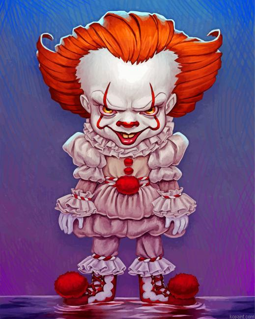 Pennywise Art Painting By Numberss.png