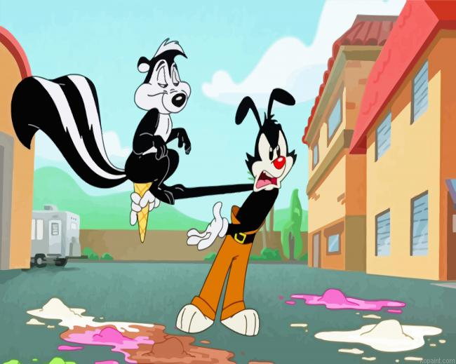 Pepe Le Pew Cartoon Painting By Numberss.png