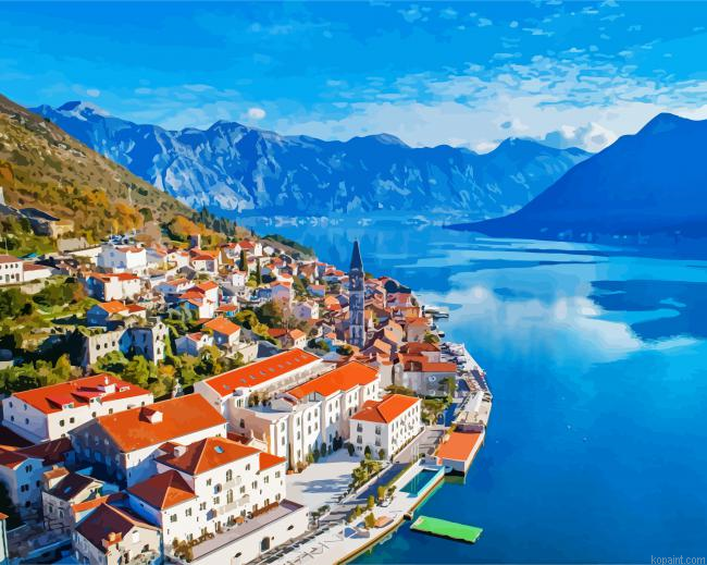 Perast Montenegro Painting By Numberss.png