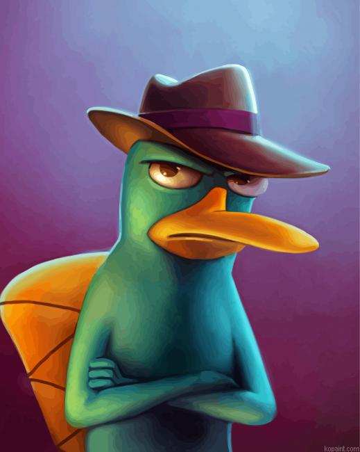 Perry The Platypus Animation Painting By Numberss.png