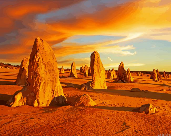 Perth Pinnacles Desert Painting By Numberss.png