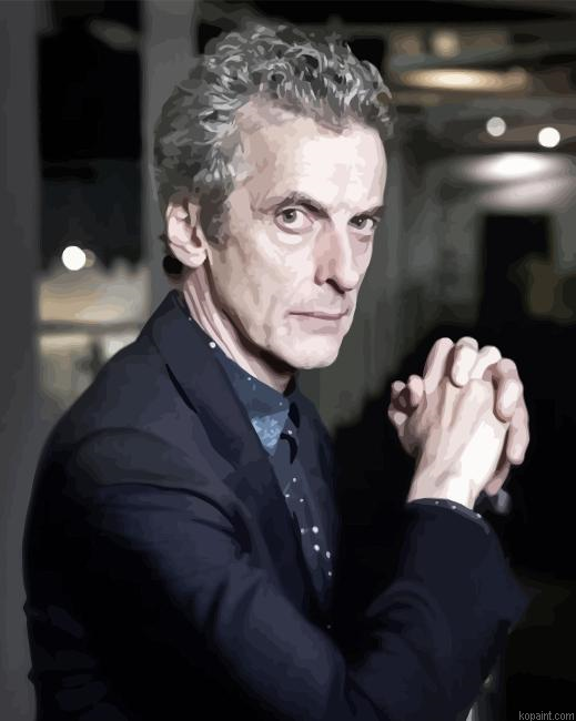 Peter Capaldi Actor Side Profile Painting By Numberss.png
