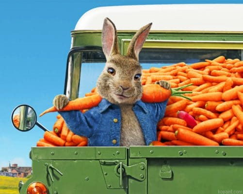 Peter Rabbit And The Carrot Truck Painting By Numberss.png