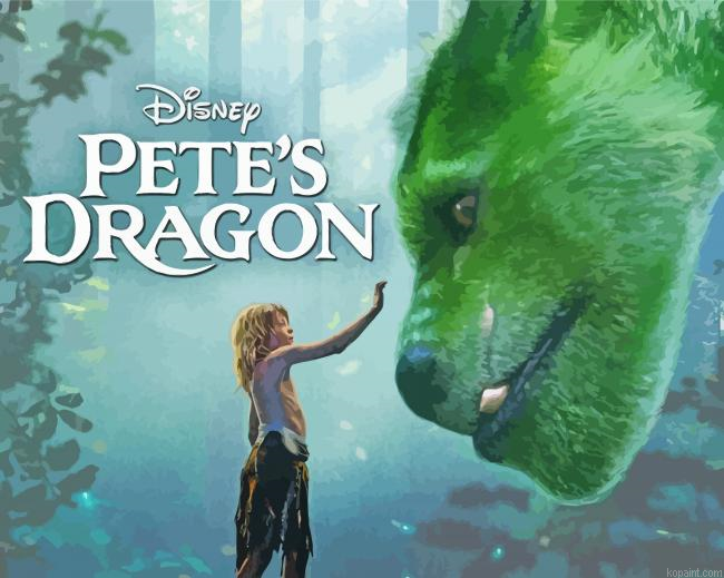 Petes Dragon Movie Painting By Numberss.png