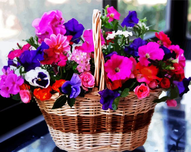 Petunia Basket Painting By Numberss.png