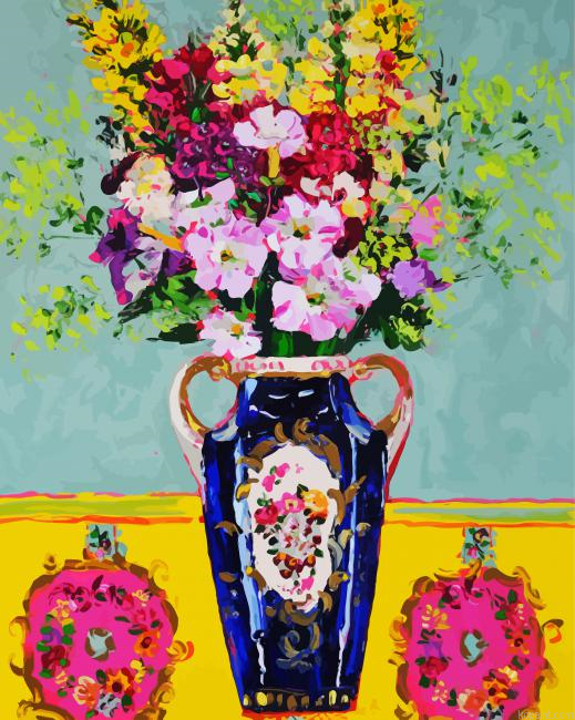 Petunia In A Blue Vase Painting By Numberss.png