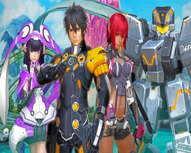 Phantasy Star Characters Painting By Numberss.png