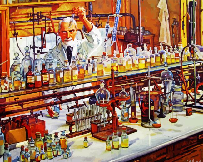 Pharmacist In Laboratory Painting By Numberss.png